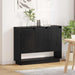 Bufet Stejar Negru 97 x 29 x 75 cm Lemn compozit - WALTI WALTI
