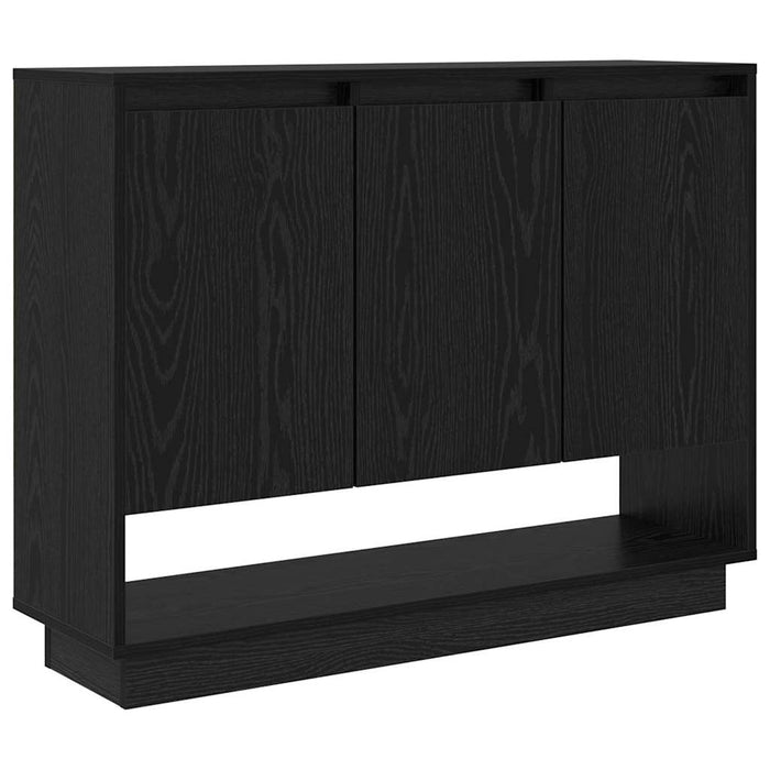 Bufet Stejar Negru 97 x 29 x 75 cm Lemn compozit - WALTI WALTI