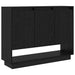 Bufet Stejar Negru 97 x 29 x 75 cm Lemn compozit - WALTI WALTI