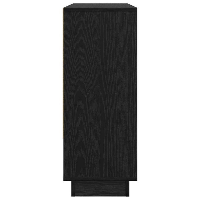 Bufet Stejar Negru 97 x 29 x 75 cm Lemn compozit - WALTI WALTI