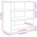 Bufet Maro 70 x 41 x 75 cm Lemn compozit - WALTI WALTI