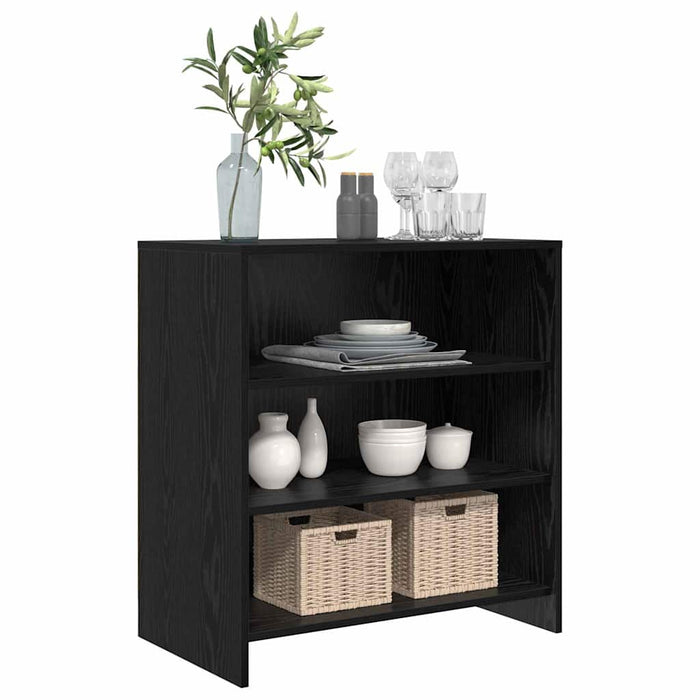 Bufet Negru 70 x 41 x 75 cm Lemn compozit - WALTI WALTI