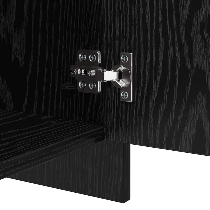 Bufet Stejar Negru 70 x 41 x 75 cm Lemn compozit - WALTI WALTI