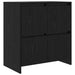 Bufet Stejar Negru 70 x 41 x 75 cm Lemn compozit - WALTI WALTI