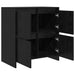 Bufet Stejar Negru 70 x 41 x 75 cm Lemn compozit - WALTI WALTI