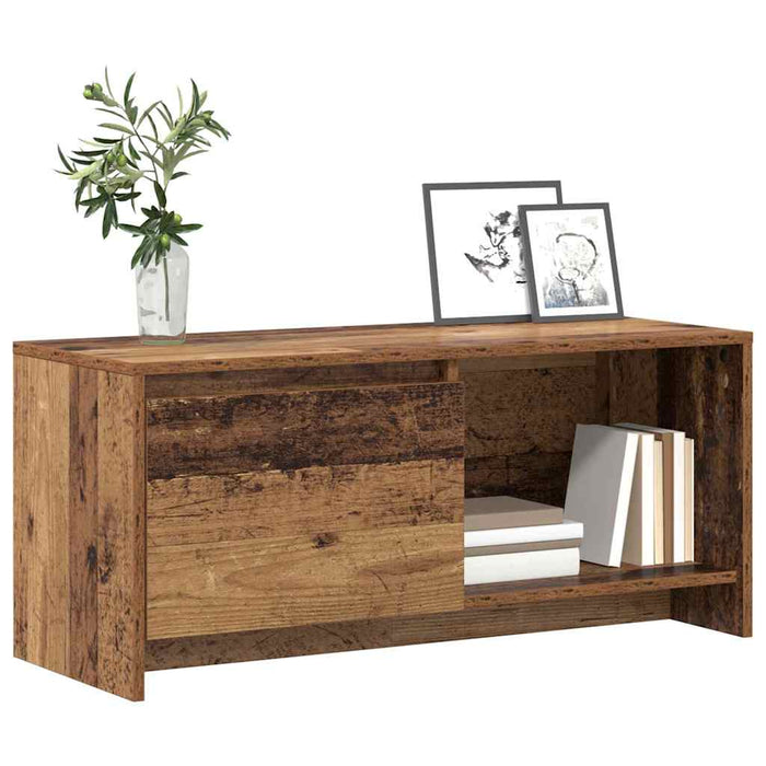 Set comodă TV Lemn Vechi 90 x 35 x 40 cm Lemn compozit - WALTI WALTI