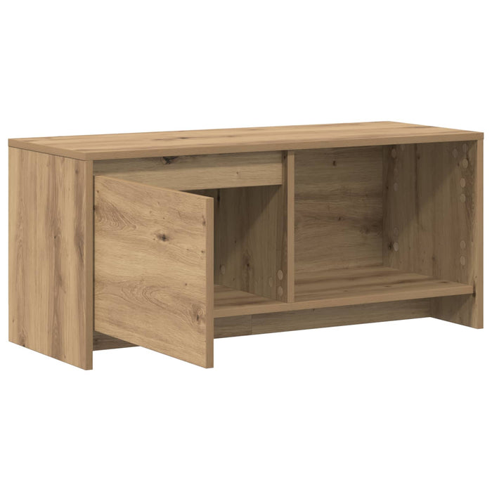 Set comodă TV 90 x 35 x 40 cm Stejar Artizanal Lemn compozit WALTI