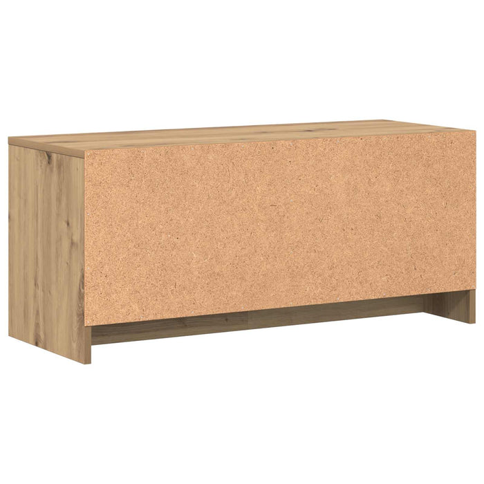 Set comodă TV 90 x 35 x 40 cm Stejar Artizanal Lemn compozit WALTI