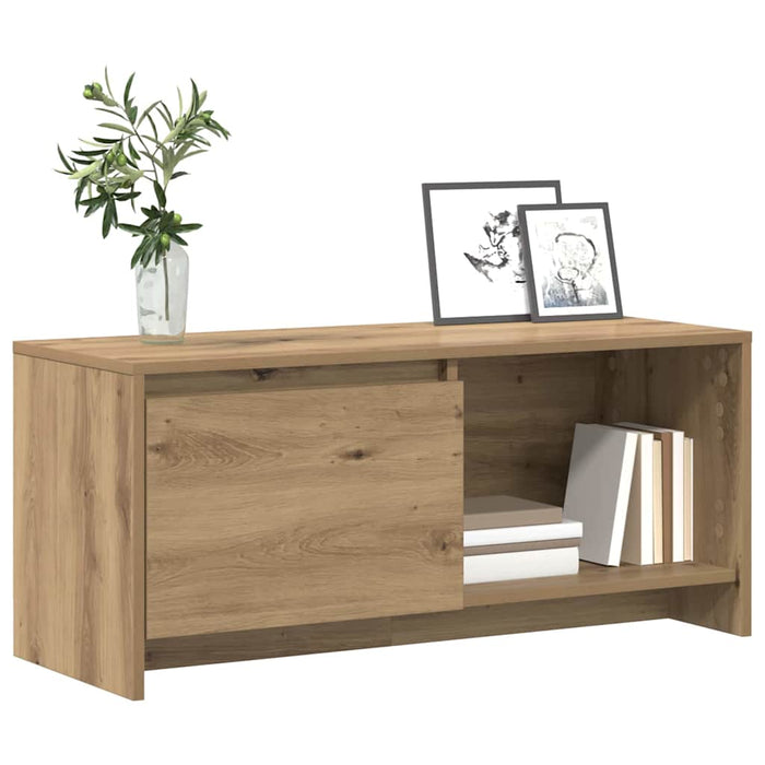 Set comodă TV Stejar Artizanal 90 x 35 x 40 cm Lemn compozit - WALTI WALTI