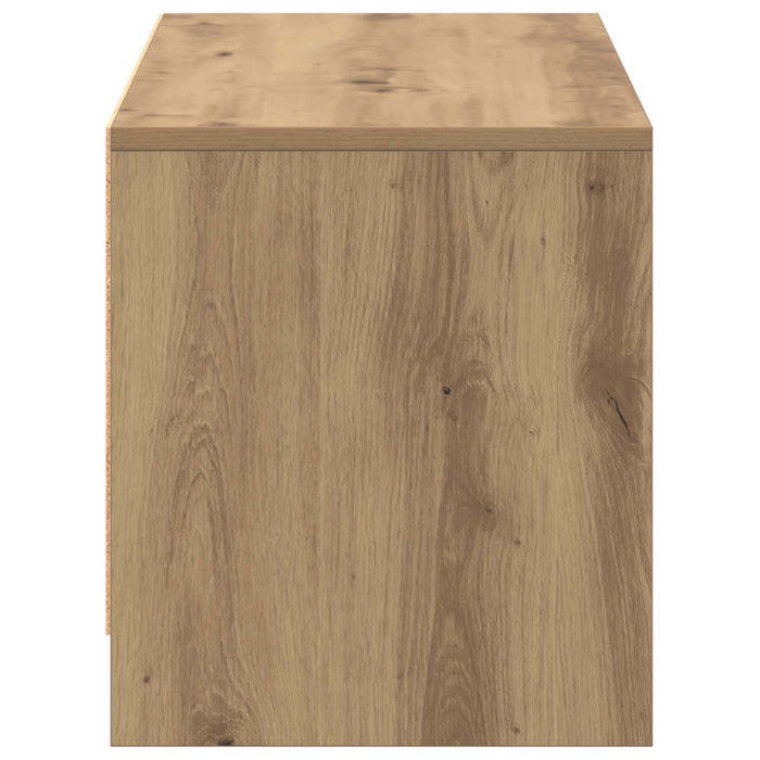 Set comodă TV 90 x 35 x 40 cm Stejar Artizanal Lemn compozit WALTI