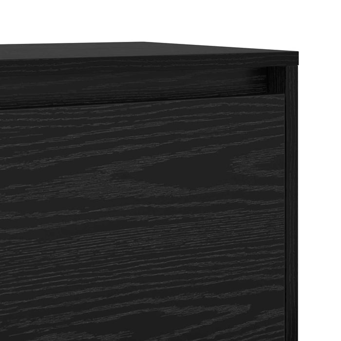 Set comodă TV Stejar Negru 90 x 35 x 40 cm Lemn compozit - WALTI WALTI