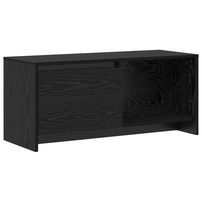 Set comodă TV Stejar Negru 90 x 35 x 40 cm Lemn compozit - WALTI WALTI
