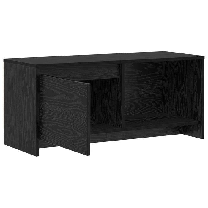Set comodă TV Stejar Negru 90 x 35 x 40 cm Lemn compozit - WALTI WALTI