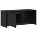 Set comodă TV Stejar Negru 90 x 35 x 40 cm Lemn compozit - WALTI WALTI