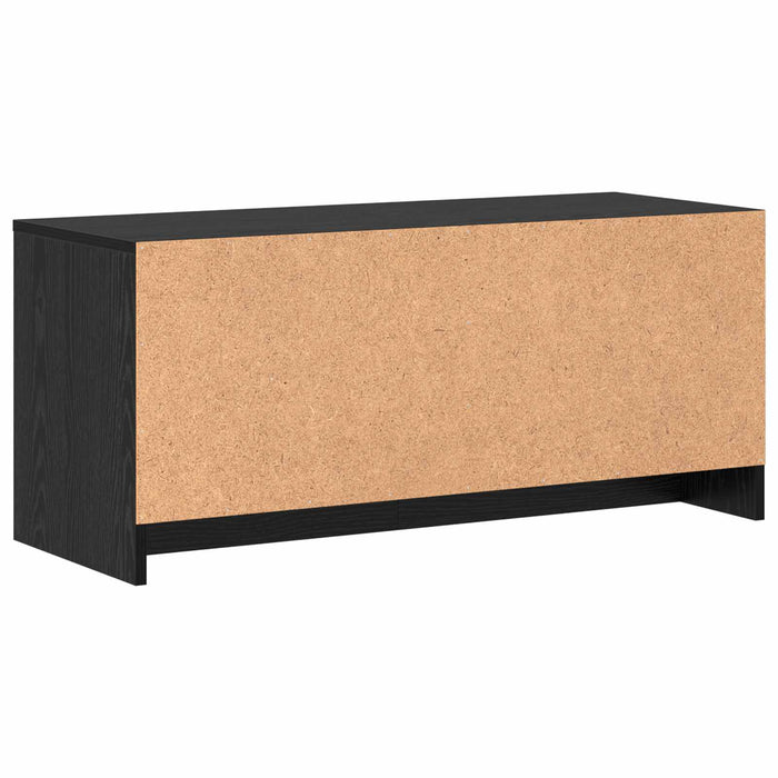 Set comodă TV Stejar Negru 90 x 35 x 40 cm Lemn compozit - WALTI WALTI