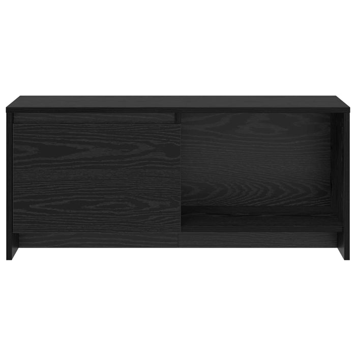 Set comodă TV Stejar Negru 90 x 35 x 40 cm Lemn compozit - WALTI WALTI