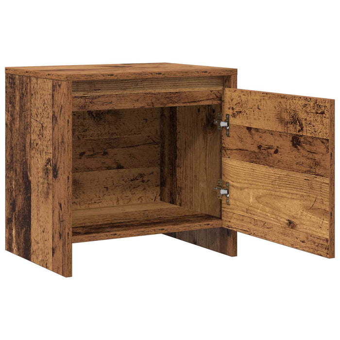 Dulap de noapte Lemn vechi 45 x 34 x 44,5 cm Lemn compozit - WALTI WALTI