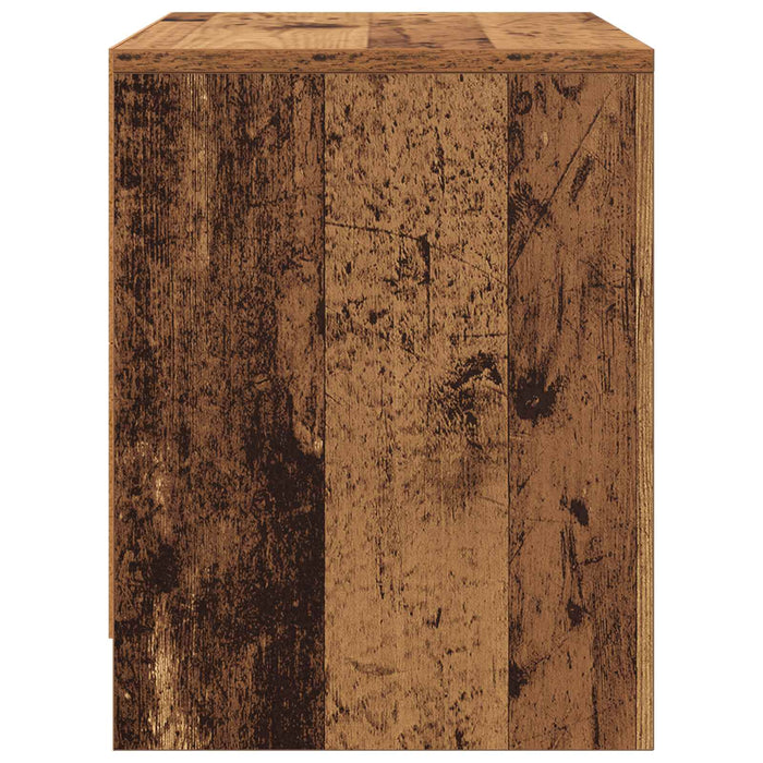 Dulap de noapte Lemn vechi 45 x 34 x 44,5 cm Lemn compozit - WALTI WALTI