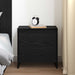 Dulap de noapte Stejar Negru 45 x 34 x 44,5 cm Lemn compozit - WALTI WALTI