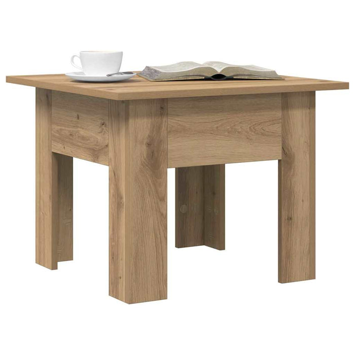 Masă de cafea Stejar Artizanal 55 x 55 x 42 cm Lemn compozit - WALTI WALTI