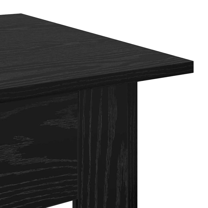 Masă de cafea Stejar Negru 55 x 55 x 42 cm Lemn compozit - WALTI WALTI