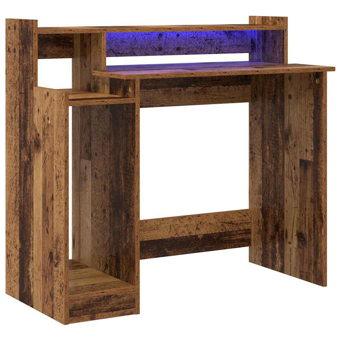 Birou cu raft Lemn vechi 97 x 45 x 90 cm Lemn compozit - WALTI WALTI