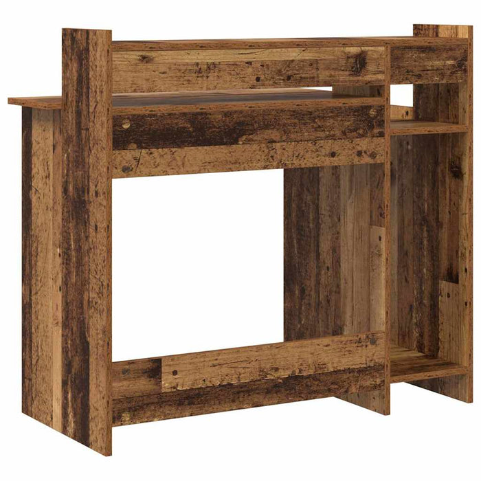 Birou cu raft Lemn vechi 97 x 45 x 90 cm Lemn compozit - WALTI WALTI