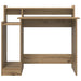 Birou cu raft stejar artizanal 97 x 45 x 90 cm Lemn compozit - WALTI WALTI