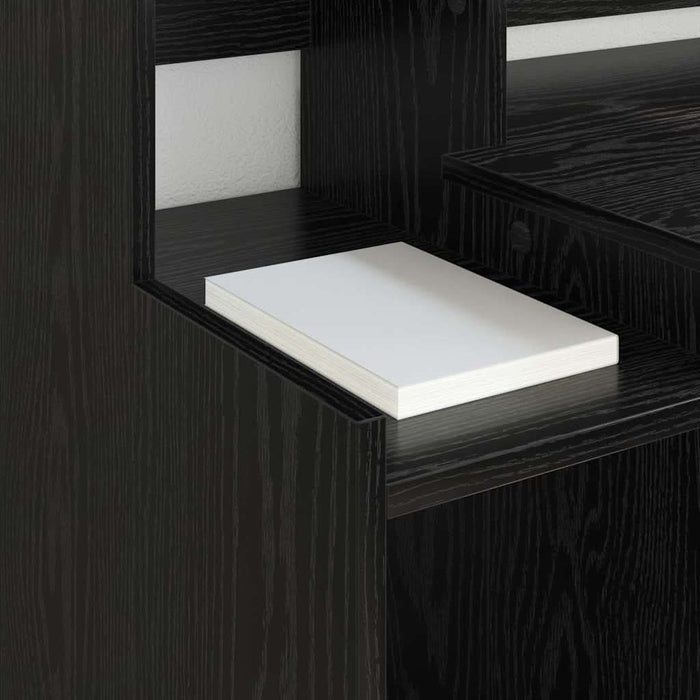 Birou cu raft Stejar negru 97 x 45 x 90 cm Lemn compozit - WALTI WALTI