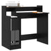Birou cu raft Stejar negru 97 x 45 x 90 cm Lemn compozit - WALTI WALTI