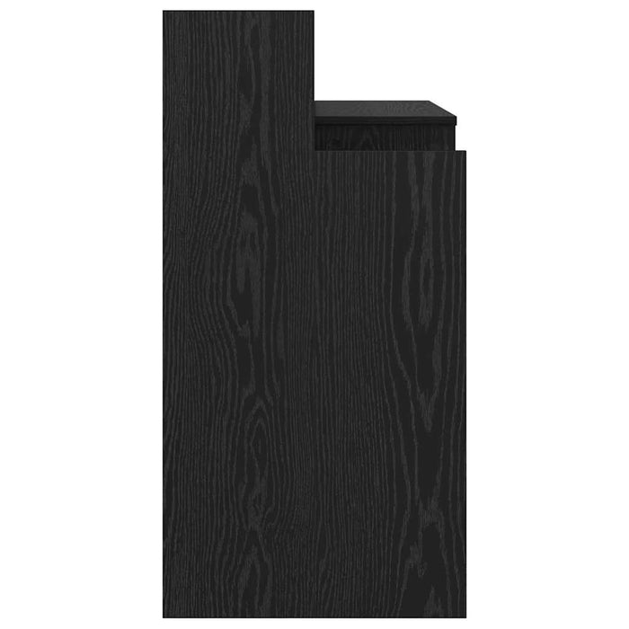 Birou cu raft Stejar negru 97 x 45 x 90 cm Lemn compozit - WALTI WALTI