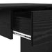 Birou cu sertar Stejar Negru 100 x 50 x 76 cm Lemn compozit - WALTI WALTI