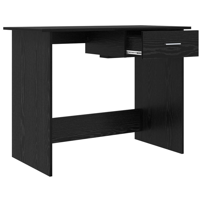 Birou cu sertar Stejar Negru 100 x 50 x 76 cm Lemn compozit - WALTI WALTI