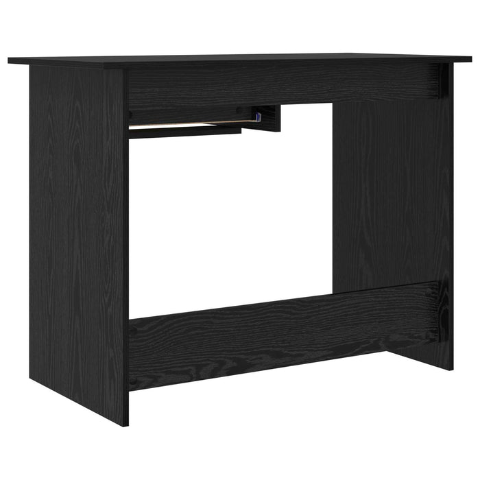Birou cu sertar Stejar Negru 100 x 50 x 76 cm Lemn compozit - WALTI WALTI