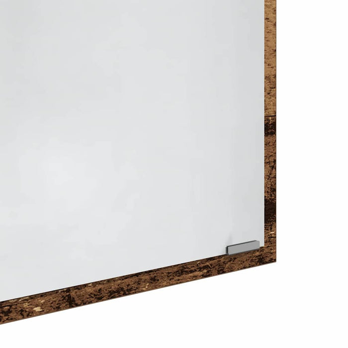 Oglindă de baie cu LED Pe perete Lemn vechi 40 x 8.5 x 37 cm - WALTI WALTI