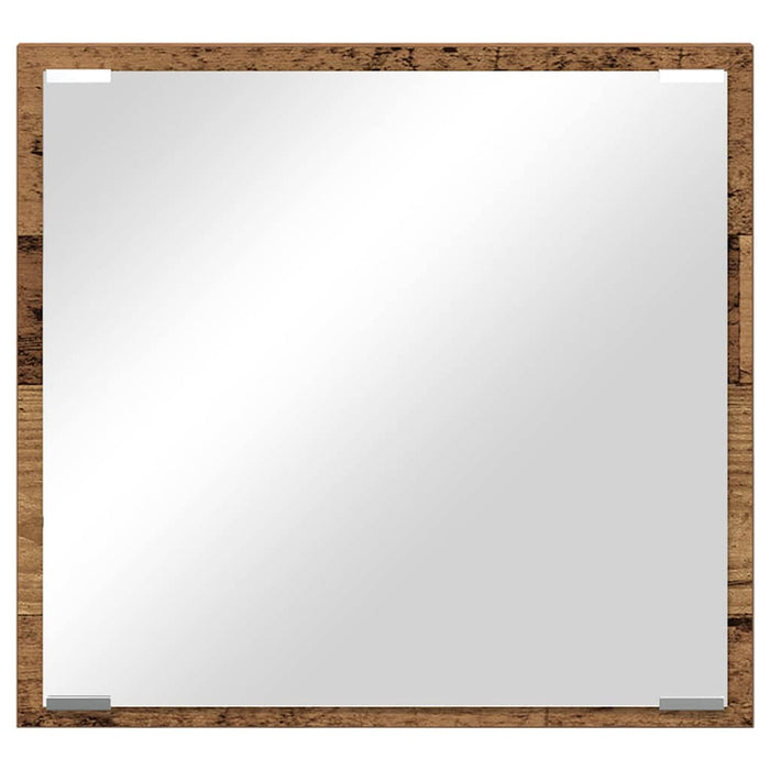 Oglindă de baie cu LED Pe perete Lemn vechi 40 x 8.5 x 37 cm - WALTI WALTI