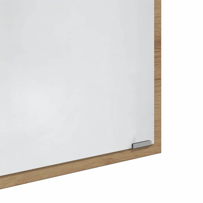 Oglindă de baie cu LED stejar artizanal 40 x 8.5 x 37 cm - WALTI WALTI