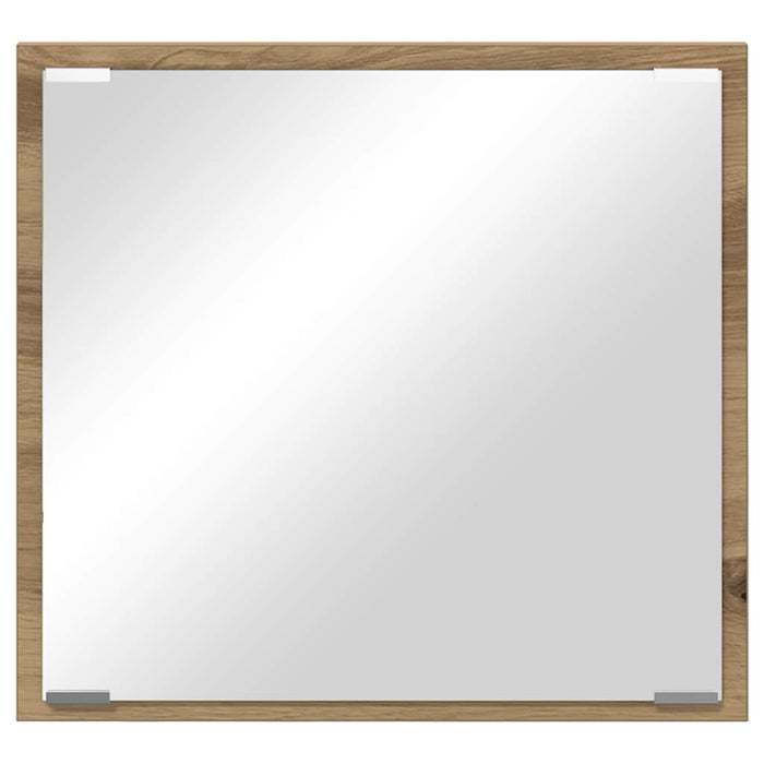 Oglindă de baie cu LED stejar artizanal 40 x 8.5 x 37 cm - WALTI WALTI