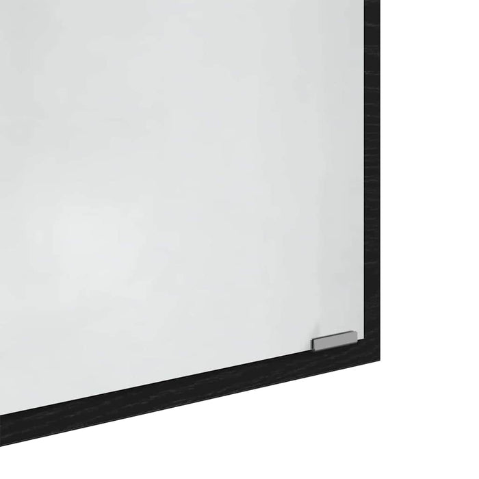 Oglindă de baie cu LED Pe perete Stejar negru 40 x 8.5 x 37 cm - WALTI WALTI