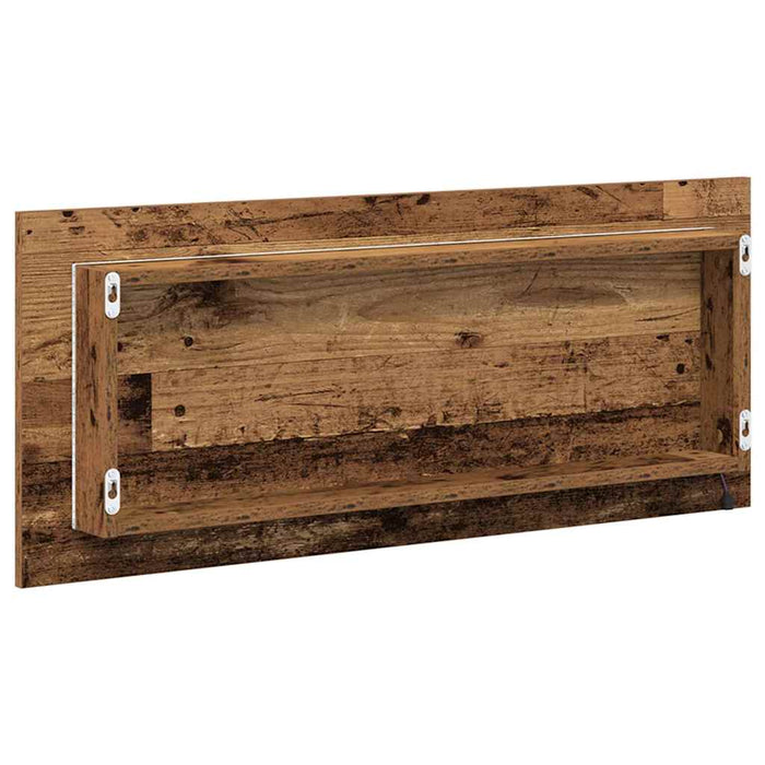 Oglindă Pe perete Lemn Vechi 90 x 8,5 x 37 cm Lemn compozit - WALTI WALTI