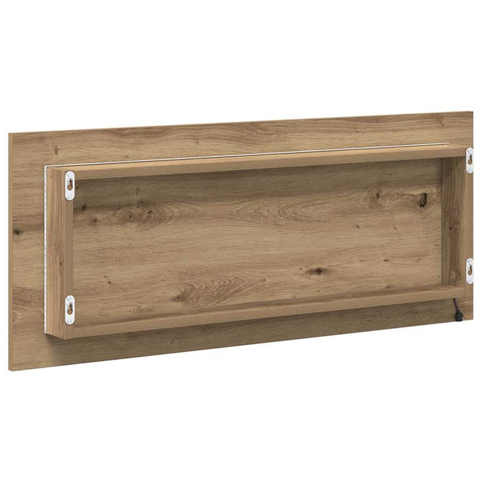 Oglindă Stejar Artizanal 90 x 8,5 x 37 cm Lemn compozit - WALTI WALTI