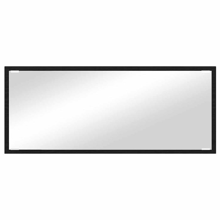Oglindă Pe perete Stejar Negru 90 x 8,5 x 37 cm Lemn compozit - WALTI WALTI