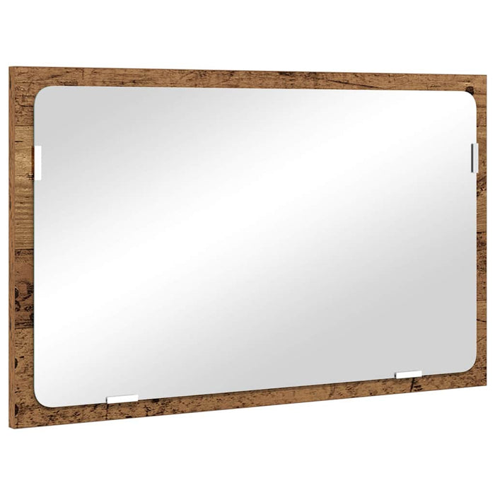 Set de mobilier pentru baie cu sertar 2 pcs Lemn Vechi - WALTI WALTI