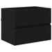 Set de mobilier pentru baie cu sertar 2 pcs Stejar Negru - WALTI WALTI