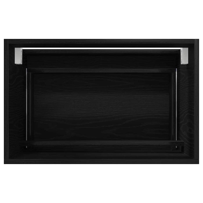 Set de mobilier pentru baie cu sertar 2 pcs Stejar Negru - WALTI WALTI