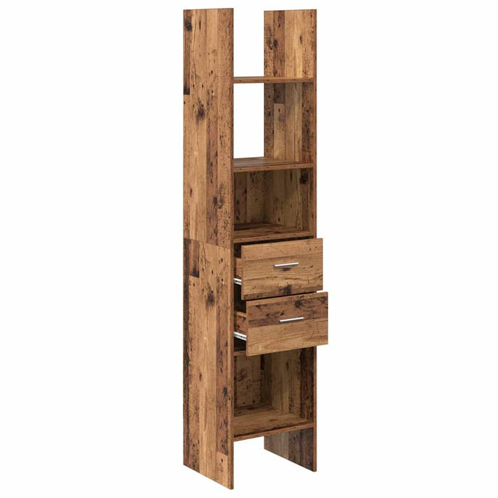 Dulap pentru cărți Lemn vechi 40 x 35 x 180 cm Lemn compozit - WALTI WALTI