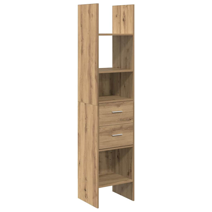 Dulap pentru cărți stejar artizanal 40 x 35 x 180 cm - WALTI WALTI