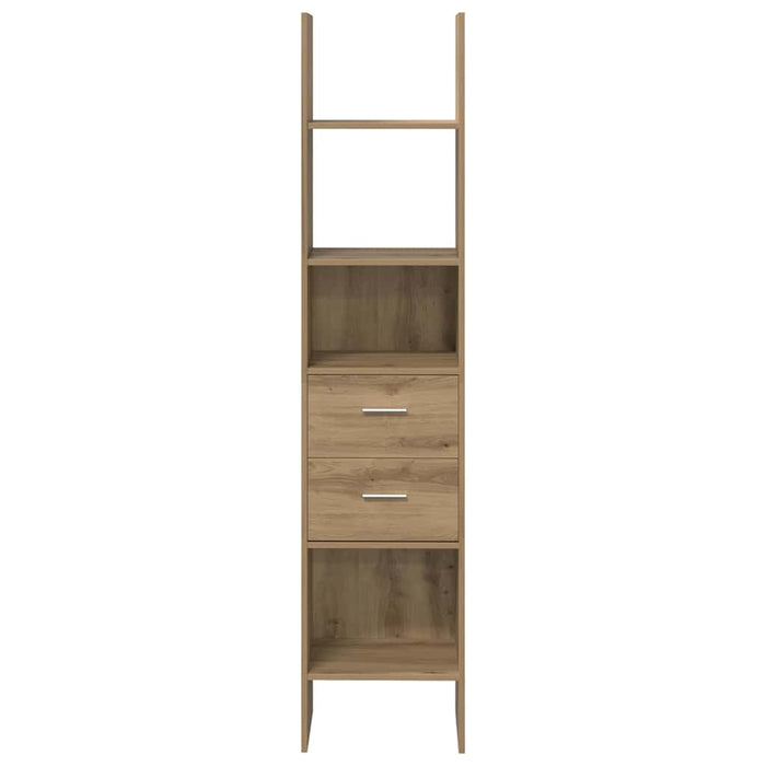 Dulap pentru cărți stejar artizanal 40 x 35 x 180 cm - WALTI WALTI