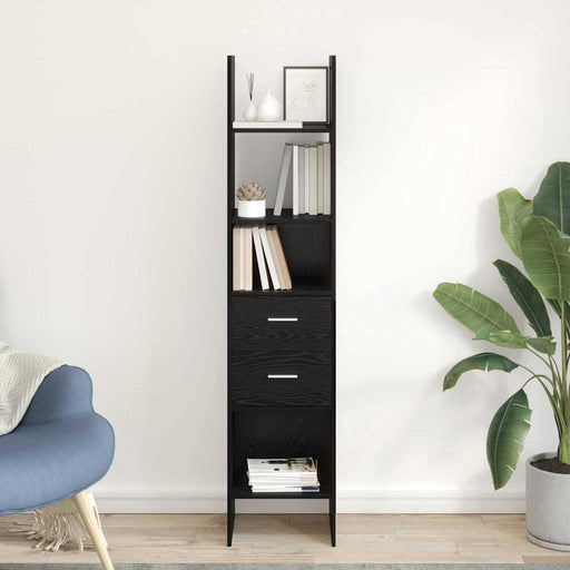 Dulap pentru cărți Stejar negru 40 x 35 x 180 cm Lemn compozit - WALTI WALTI