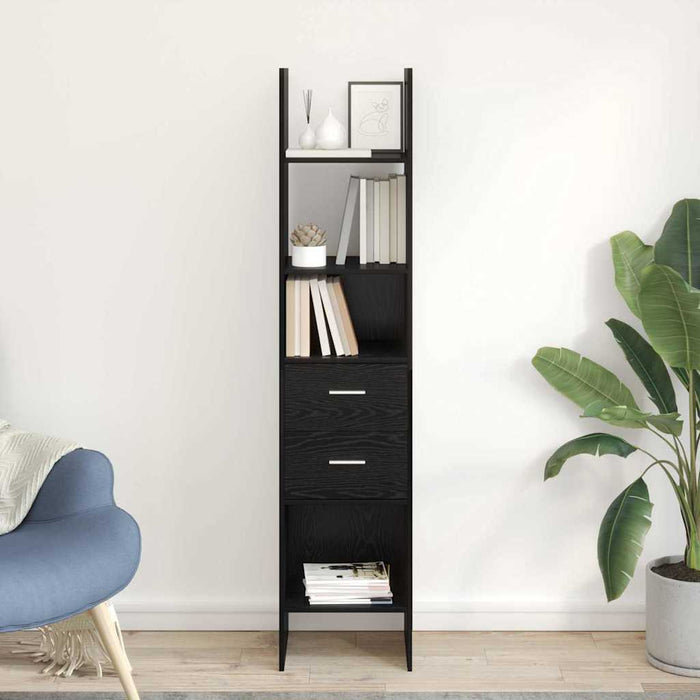 Dulap pentru cărți Stejar negru 40 x 35 x 180 cm Lemn compozit - WALTI WALTI